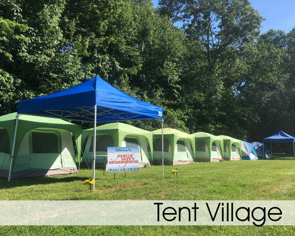 Pre-Pitched Tents at the Caverns! – Dancin' Days Festival Camping