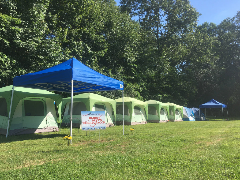 pre pitched tents Pre-Pitched Tent Add Ons at The Caverns – Dancin' Days Festival Camping